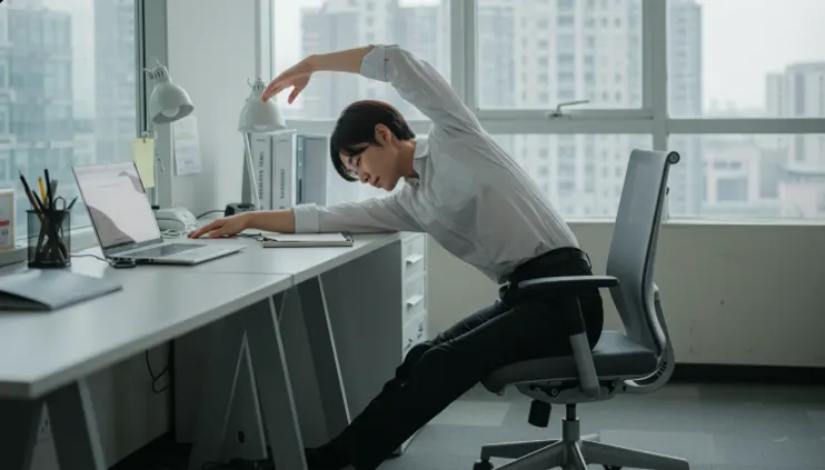 🏢 직장인 필수! 5분 스트레칭으로 보험처럼 챙기는 건강 💪